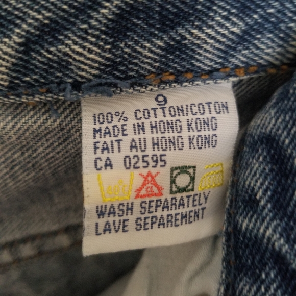 90s Vintage Jean Shorts - Picture 2 of 4